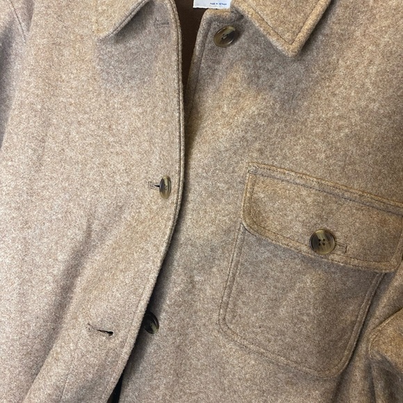 NEW Old Navy Oversized Soft-Brushed Shacket / Plus Size / 2X / Brown Tan - Picture 7 of 11